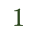 1つ