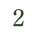 2つ
