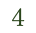 4つ