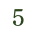 5つ